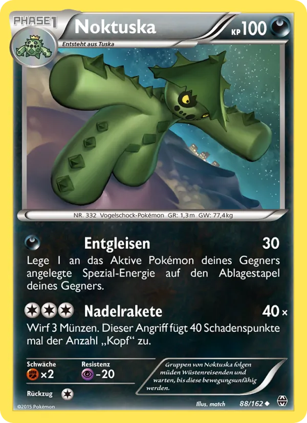 Karte Noktuska aus TURBOstart, Nummer 88/162