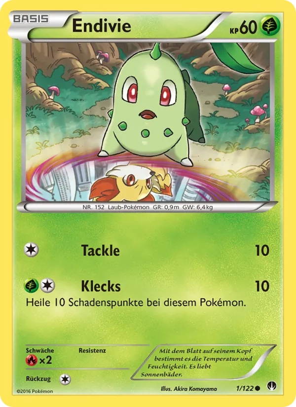 Karte Endivie aus TURBOfieber, Nummer 1/122