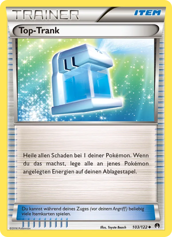 Karte Top-Trank aus TURBOfieber, Nummer 103/122