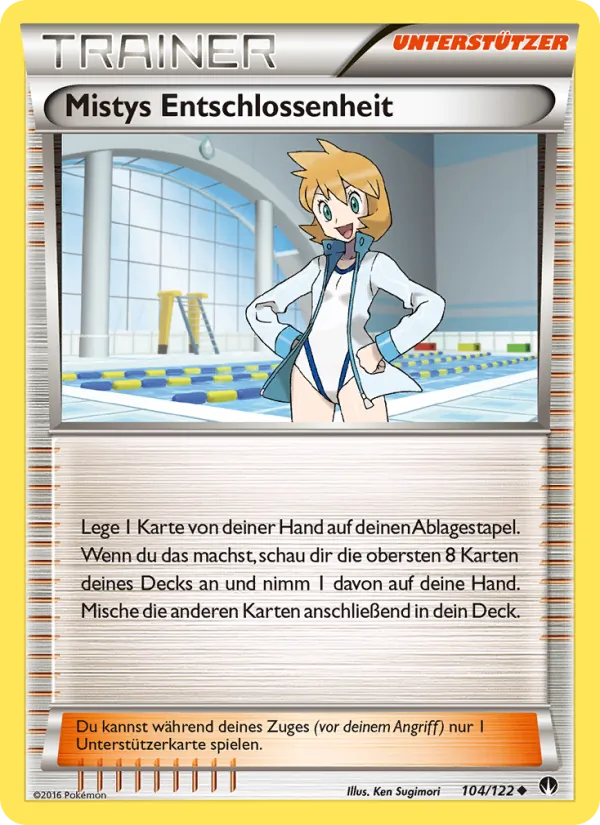 Karte Mistys Entschlossenheit aus TURBOfieber, Nummer 104/122