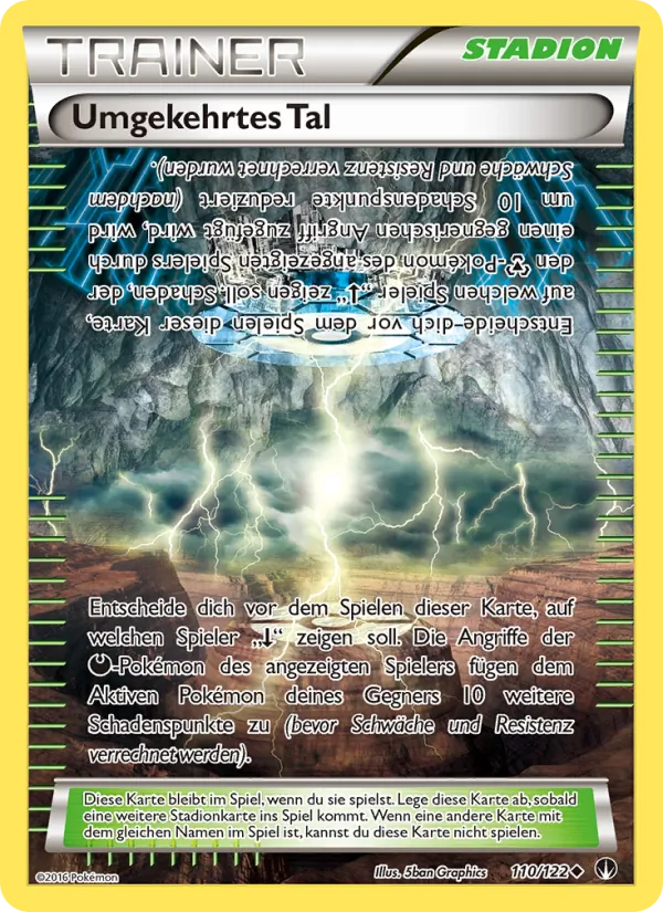 Karte Umgekehrtes Tal aus TURBOfieber, Nummer 110/122