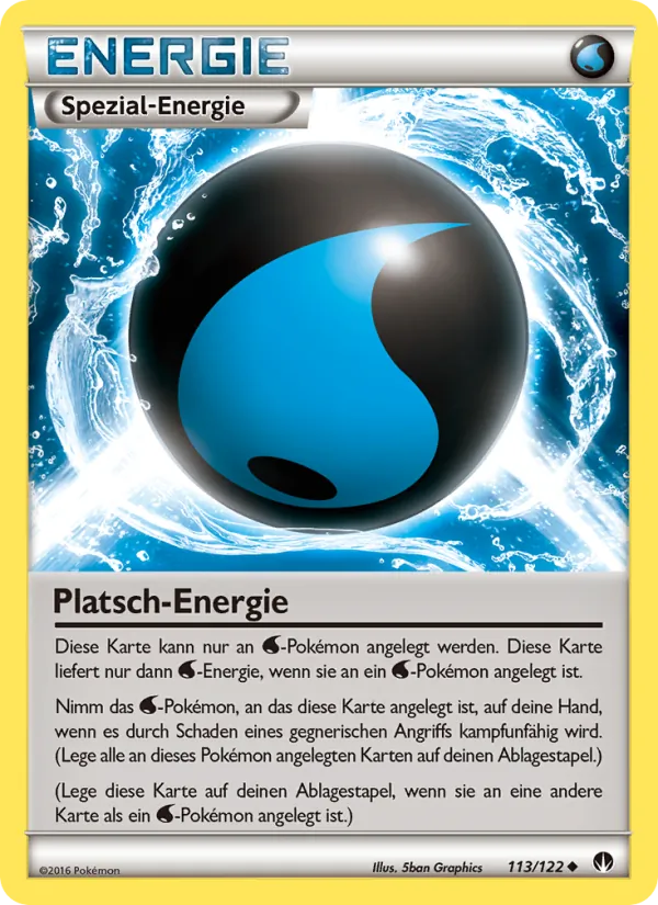 Karte Platsch-Energie aus TURBOfieber, Nummer 113/122