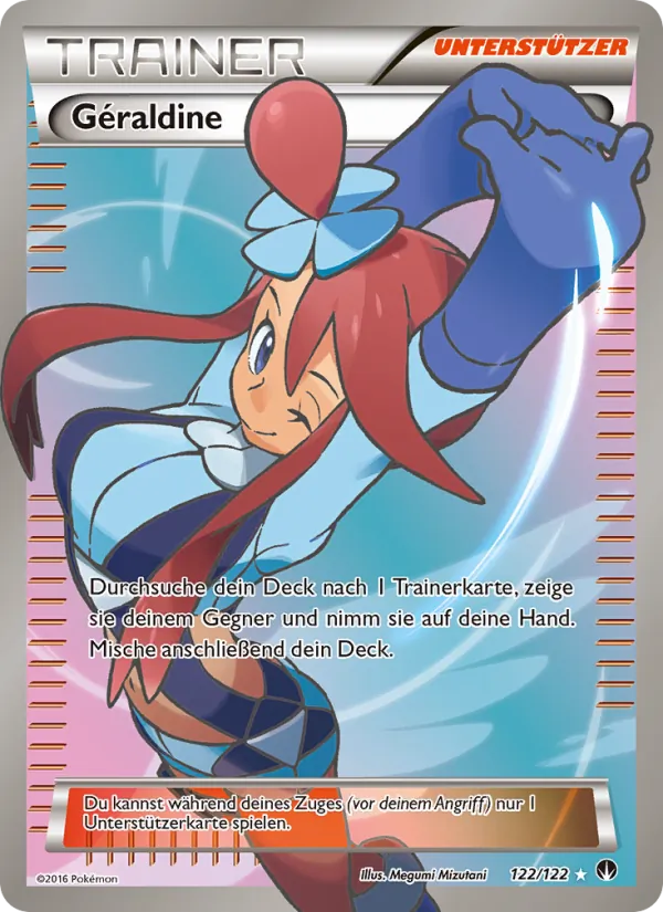 Karte Géraldine aus TURBOfieber, Nummer 122/122