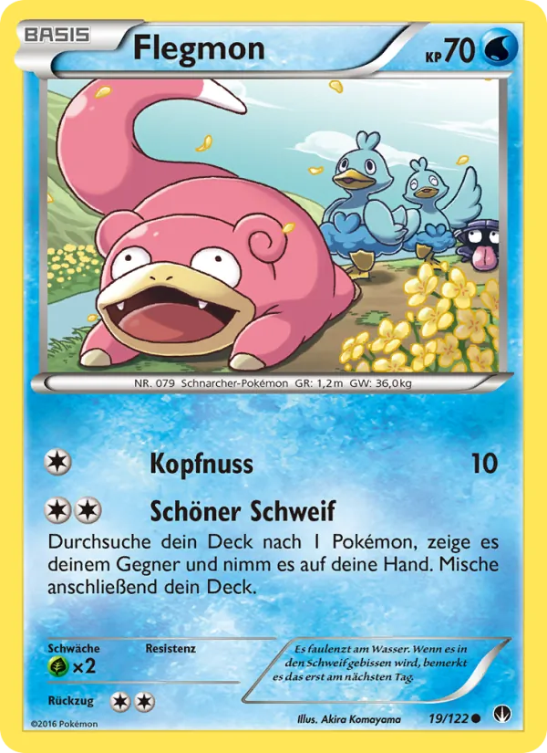 Karte Flegmon aus TURBOfieber, Nummer 19/122