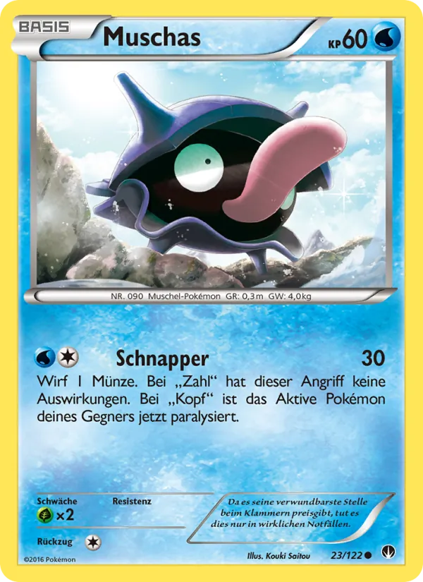 Karte Muschas aus TURBOfieber, Nummer 23/122