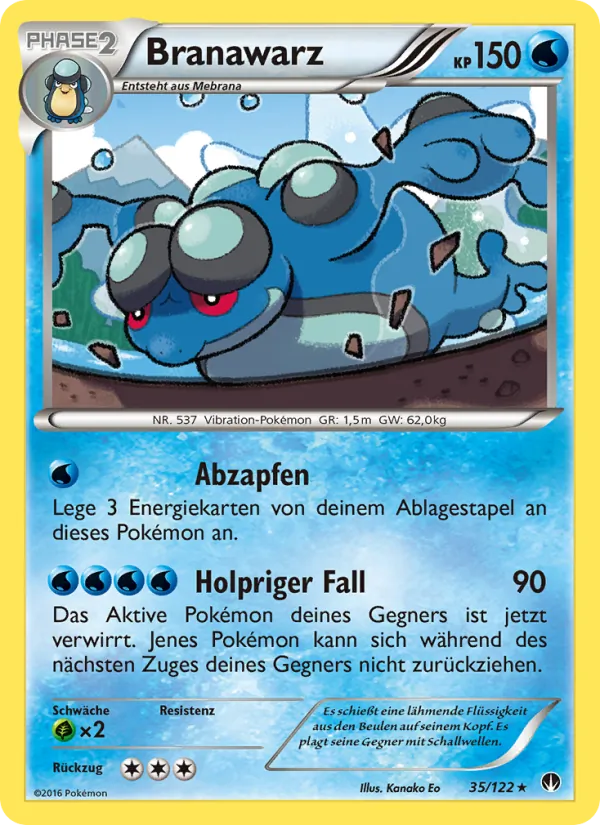 Karte Branawarz aus TURBOfieber, Nummer 35/122