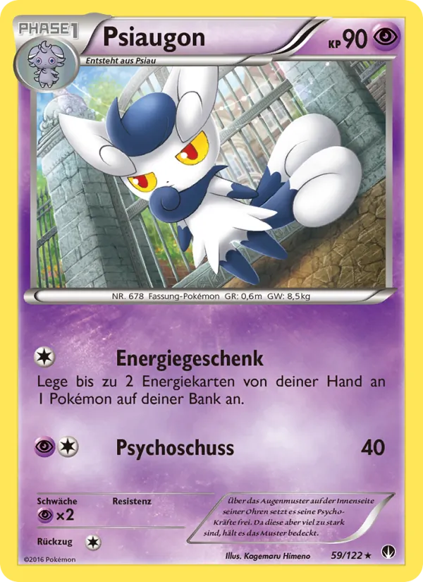 Karte Psiaugon aus TURBOfieber, Nummer 59/122