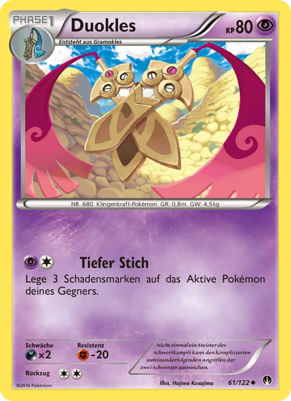 Karte Duokles aus TURBOfieber, Nummer 61/122