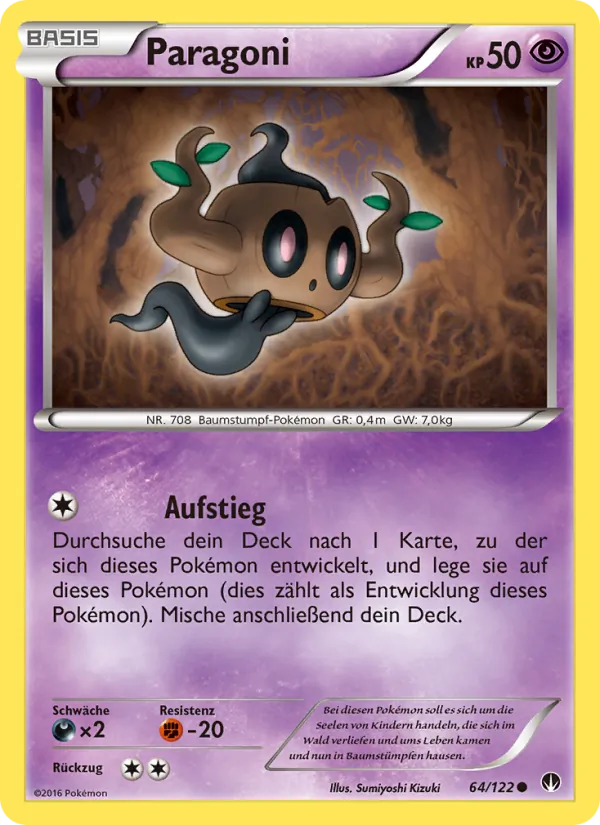Karte Paragoni aus TURBOfieber, Nummer 64/122