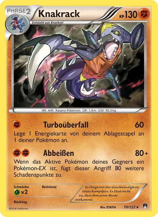 Karte Knakrack aus TURBOfieber, Nummer 70/122
