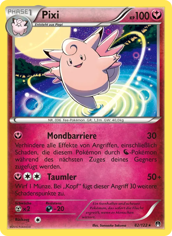 Karte Pixi aus TURBOfieber, Nummer 82/122