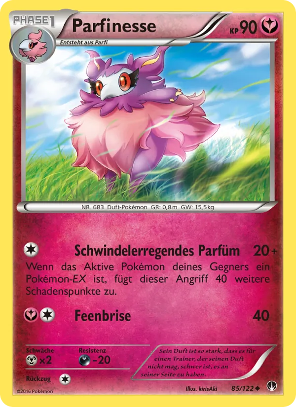 Karte Parfinesse aus TURBOfieber, Nummer 85/122