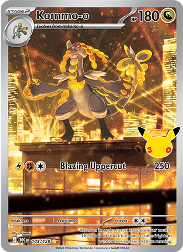 Kommo-o card from 30th Celebration, number 143/128