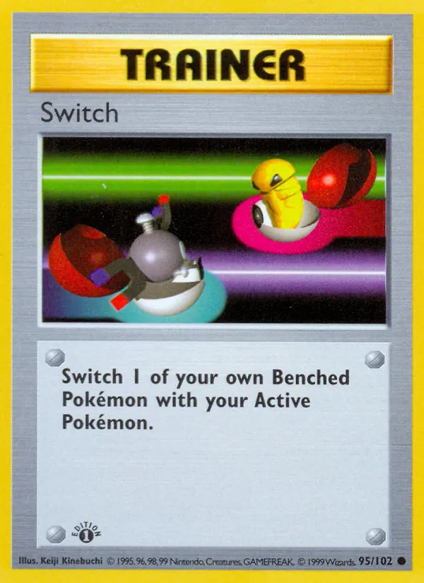 Switch card from Base Set, number 95/102