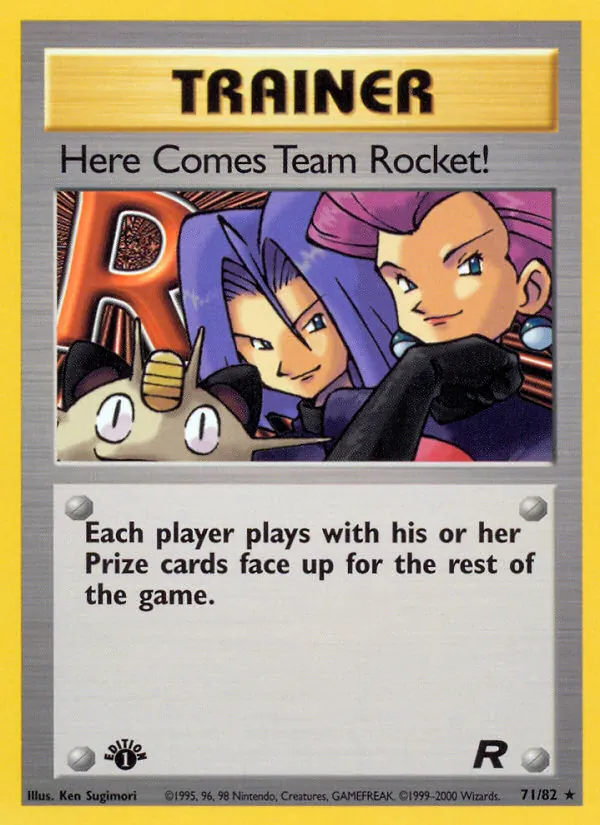 Here Comes Team Rocket! card from Team Rocket, number 71/82