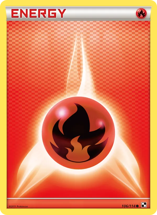 Kaart Fire Energy uit Black & White, nummer 106/114