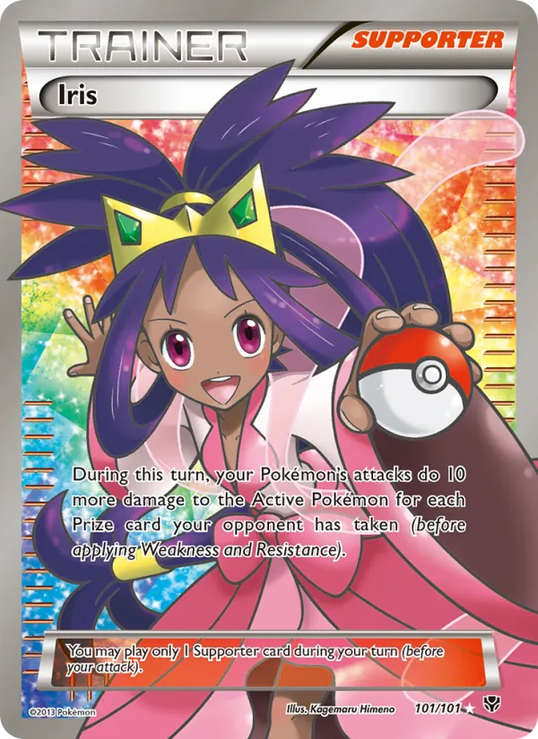 Iris card from Plasma Blast, number 101/101