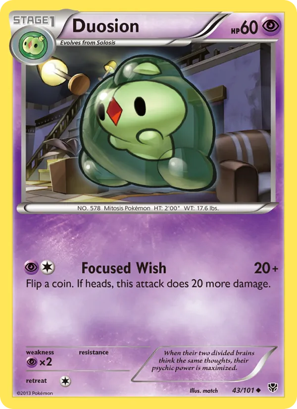 Duosion card from Plasma Blast, number 43/101