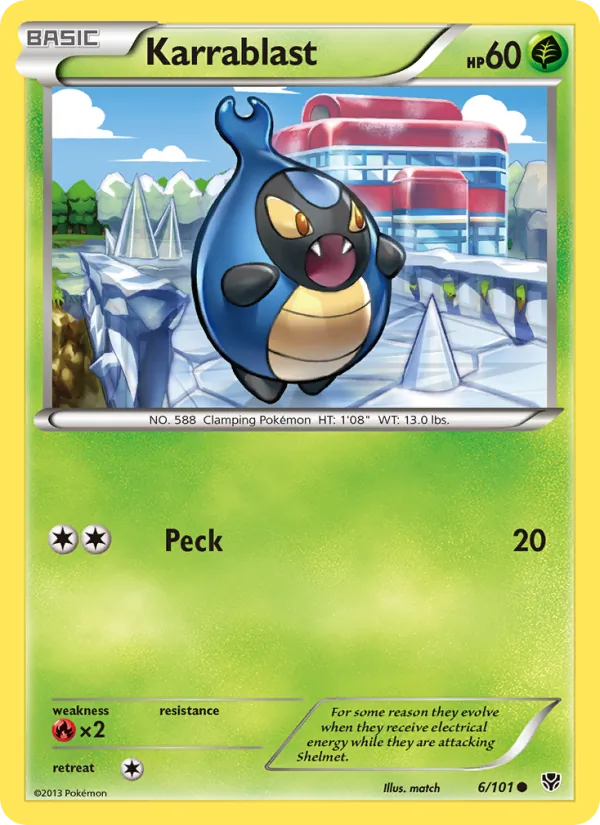 Karrablast card from Plasma Blast, number 6/101