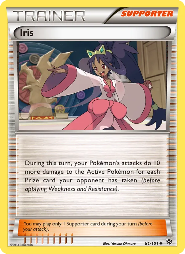 Iris card from Plasma Blast, number 81/101