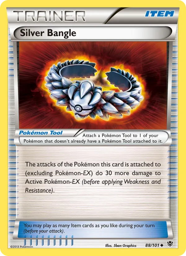 Silver Bangle card from Plasma Blast, number 88/101