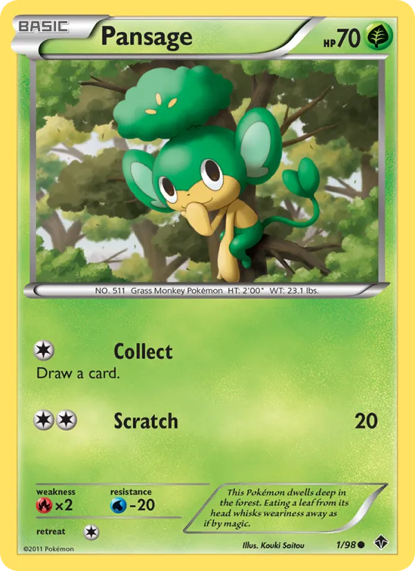Kartu Pansage dari Emerging Powers, nomor 1/98