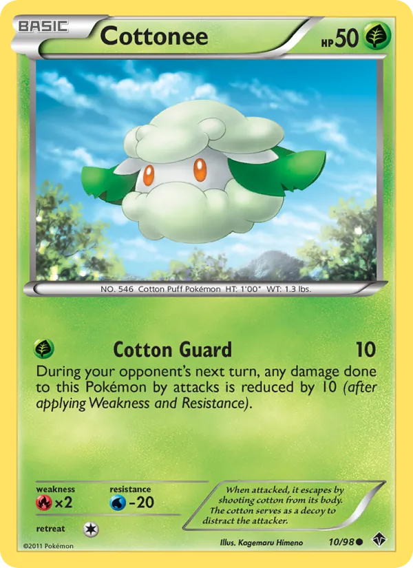 Kaart Cottonee uit Emerging Powers, nummer 10/98