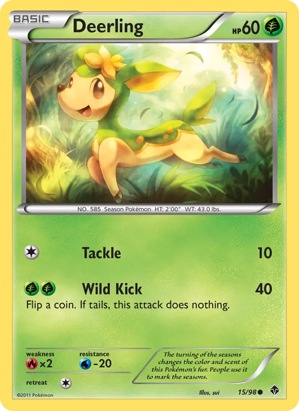 Kartu Deerling dari Emerging Powers, nomor 15/98