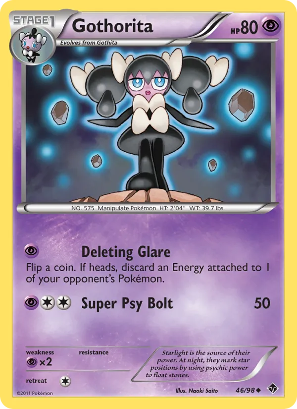 Gothorita card from Emerging Powers, number 46/98