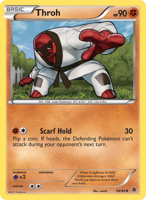 Kartu Throh dari Emerging Powers, nomor 58/98