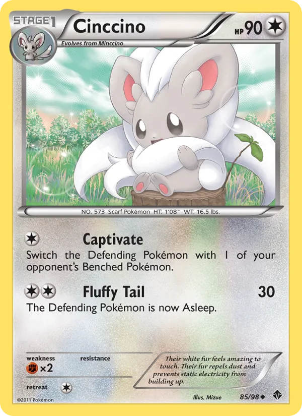 Kartu Cinccino dari Emerging Powers, nomor 85/98