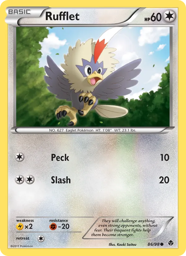 Kartu Rufflet dari Emerging Powers, nomor 86/98