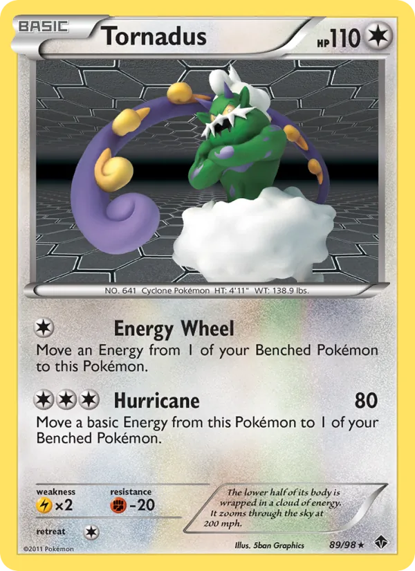 Kaart Tornadus uit Emerging Powers, nummer 89/98