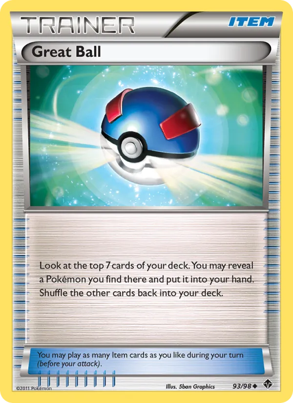 Kaart Great Ball uit Emerging Powers, nummer 93/98