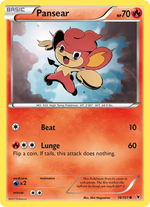 Kaart Pansear uit Noble Victories, nummer 16/101