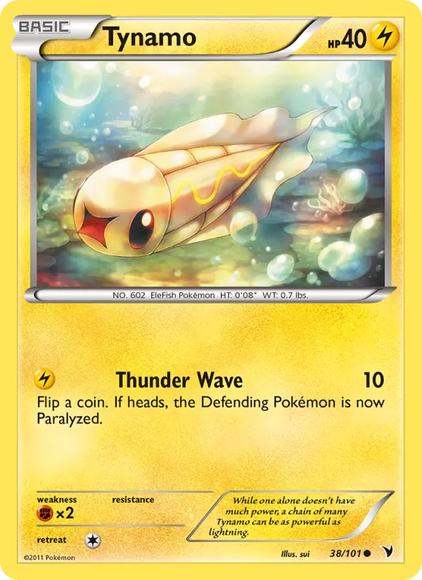 Tynamo card from Noble Victories, number 38/101