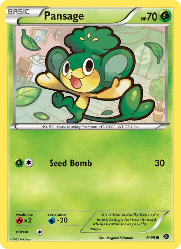Kaart Pansage uit Next Destinies, nummer 6/99