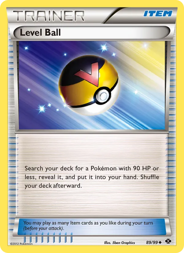 Kaart Level Ball uit Next Destinies, nummer 89/99