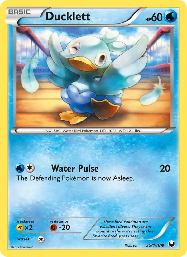 Kartu Ducklett dari Dark Explorers, nomor 35/108