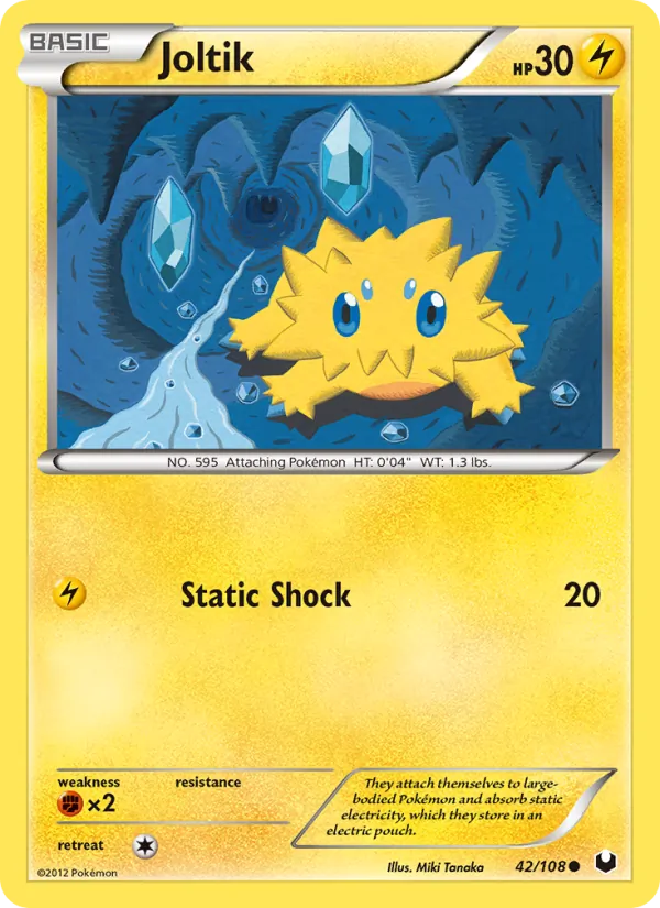 Kartu Joltik dari Dark Explorers, nomor 42/108