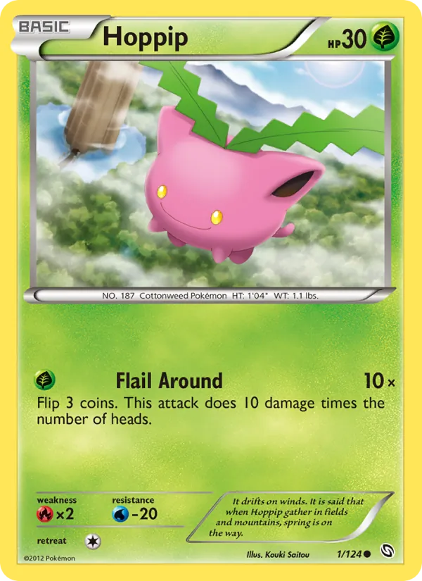Kaart Hoppip uit Dragons Exalted, nummer 1/124