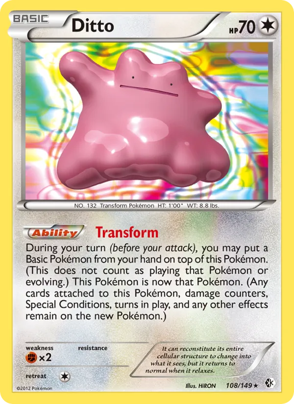 Ditto card from Boundaries Crossed, number 108/149