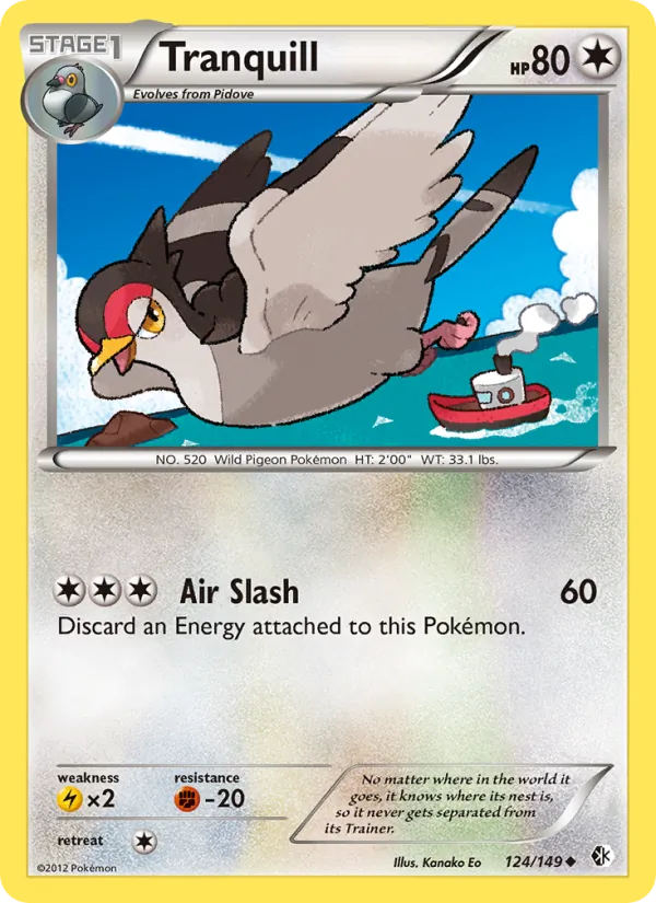 Kartu Tranquill dari Boundaries Crossed, nomor 124/149