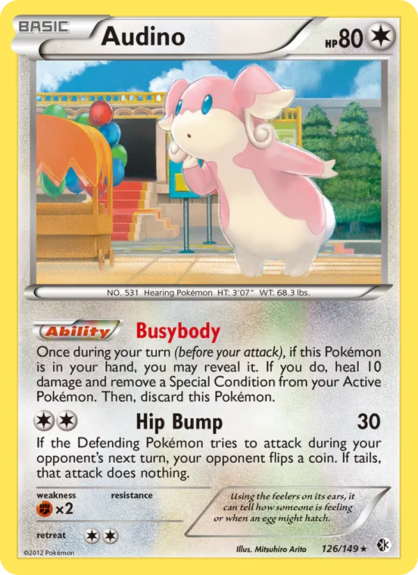 Kaart Audino uit Boundaries Crossed, nummer 126/149