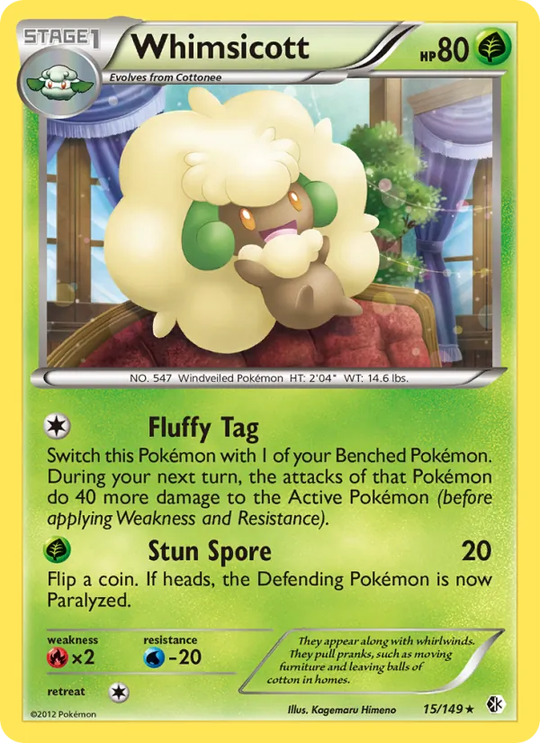 Kartu Whimsicott dari Boundaries Crossed, nomor 15/149