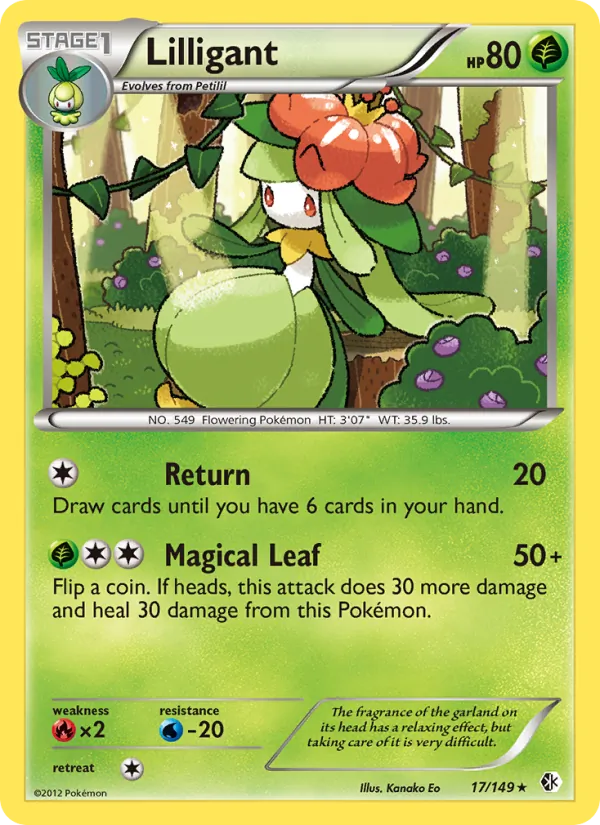 Kaart Lilligant uit Boundaries Crossed, nummer 17/149
