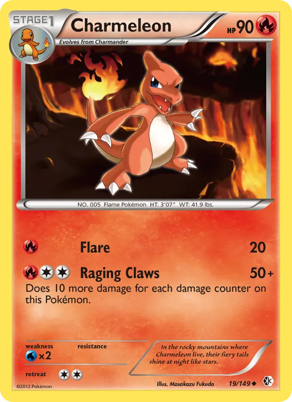 Kaart Charmeleon uit Boundaries Crossed, nummer 19/149