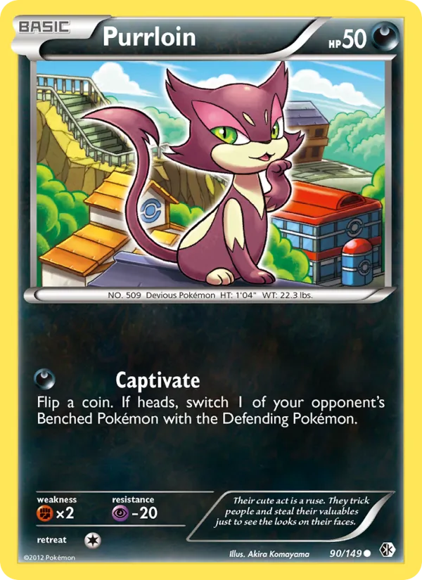 Kartu Purrloin dari Boundaries Crossed, nomor 90/149