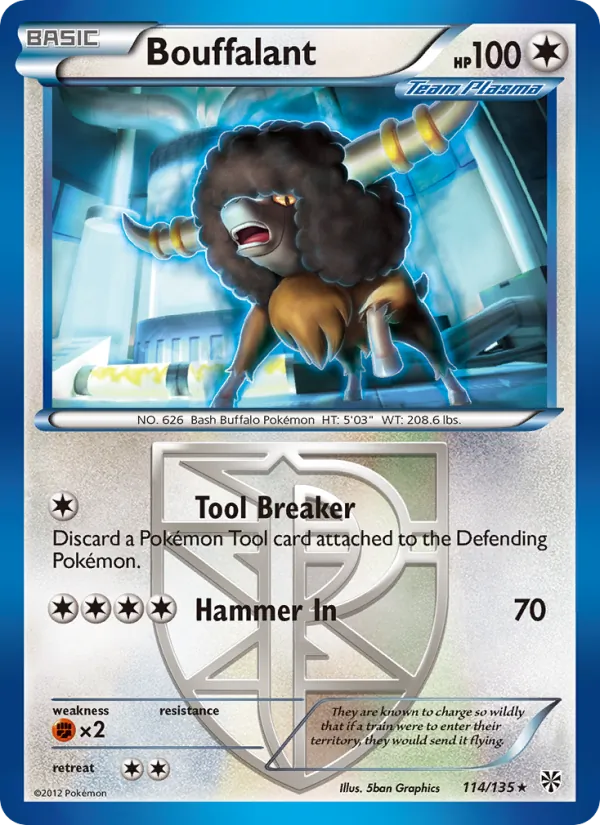 Kaart Bouffalant uit Plasma Storm, nummer 114/135