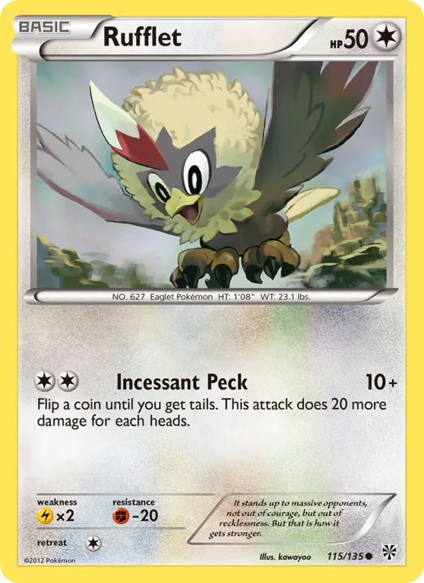 Kaart Rufflet uit Plasma Storm, nummer 115/135